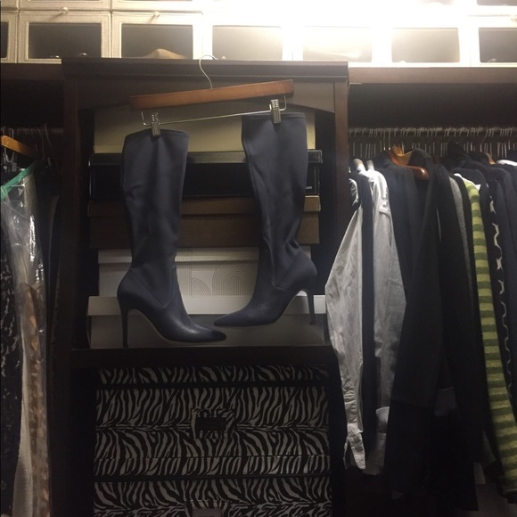 H by Halston Navy boots sz 6 - Picture 6 of 6